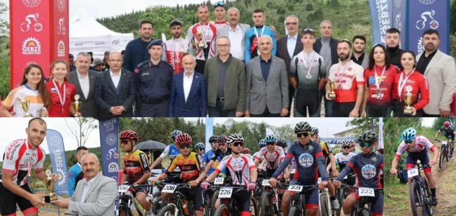 Gebze Uluslararası MTB-Dağ Bisikleti Kupası yarışına 133 sporcu katıldı