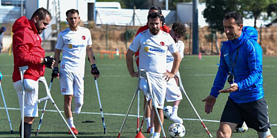 Futbolda Ampute Milliler Antalya'da kampa girdi