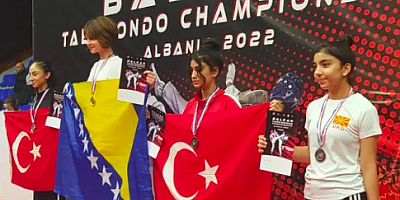 Belinay 51 Kiloda Balkan Taekwondo Üçüncüsü 