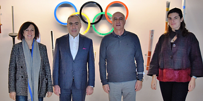 Binicilik Federasyonu Olimpiyat Komitesini ziyaret etti