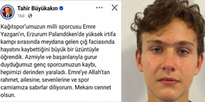 Büyükakın Judocu Emre için başsağlığı mesajı yayınladı