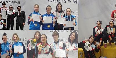 Eskrimde Akdeniz Yıldız ve Gençler Şampiyonasından Millilere 7 Madalya
