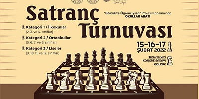 Gölcükte Okullar Arası Satranç Turnuvası haftaya