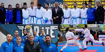 Karate Kulüplerde Büyükşehir Kağıtspordan çifte Türkiye şampiyonluğu