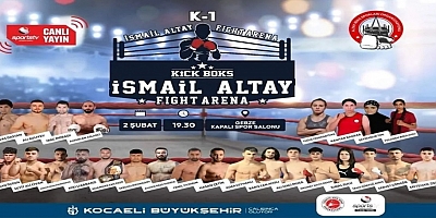 Kick boksta Uluslararası K1 Müsabakaları 2 Şubatta Gebze Spor Salonunda