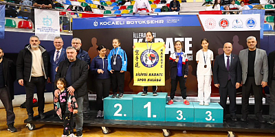 Kocaeli'deki İllerarası Karate Ligine 10 ilden 58 kulüp 941 sporcu katıldı