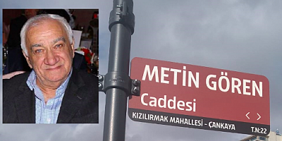 Metin Gören'in adı ölüm yıldönümünde Caddeye verildi