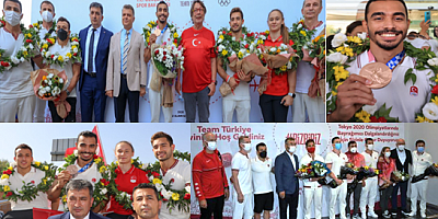 Olimpiyatta tarih yazan Cimnastikçilere İstanbul İzmir'de çifte karşılama