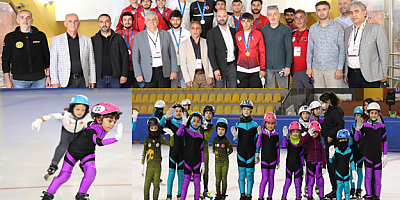 Short Track-Sürat Pateninde Türkiye Şampiyonası İzmit'te yapıldı