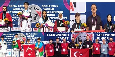 Taekwondo Yıldızlar Dünya Şampiyonası Sofya'da Millilerden 5 Madalya