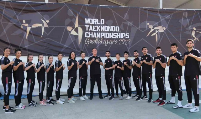 Taekwondocu Milliler Dünya Şampiyonası için Meksika'da