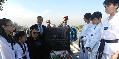 Türk Taekwondosundan İsmet Iraz'a mezarında anma