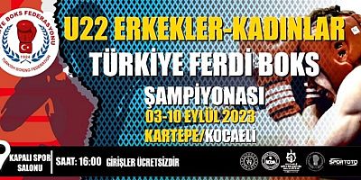 U22 Erkekler ve Kadınlar Türkiye Ferdi Boks Şampiyonası