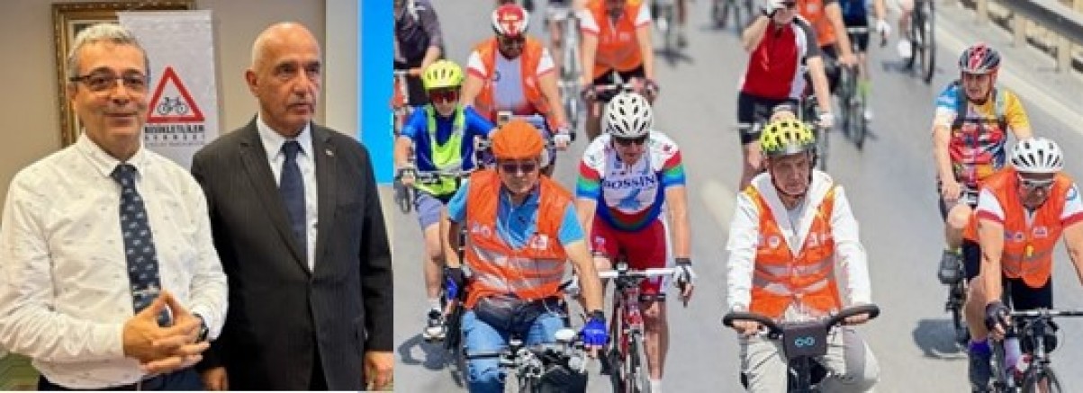 Kıtalar Arası Bisiklet Etkinliği : Avrupa’dan Asya’ya Pedal Çevirdiler